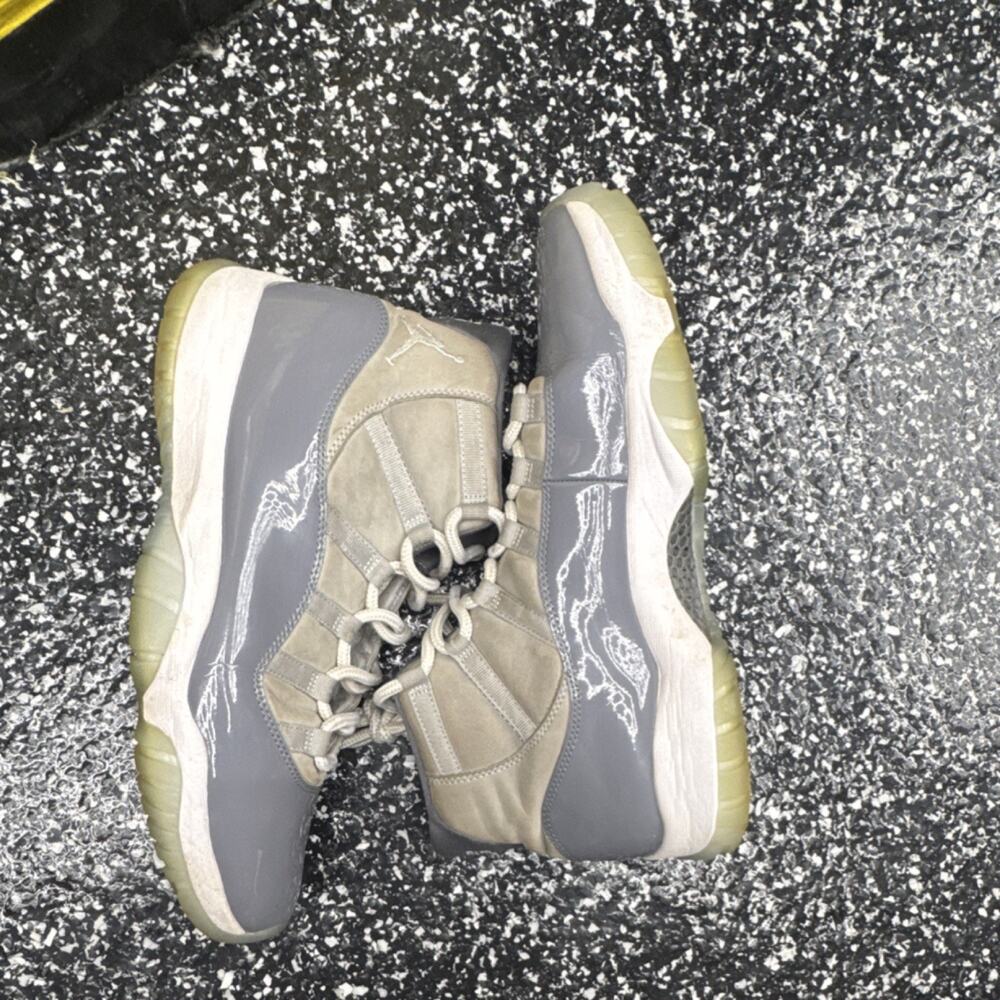 Jordan Air Jordan 11 Retro Cool Grey Men's Athletic Sneakers Gray 378037-001